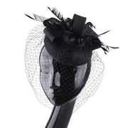 Women's Fascinator Hat Imitation Sinamay Feather Tea Party Pillbox Flower Derby Millinery Church Cocktail Headwear New Design