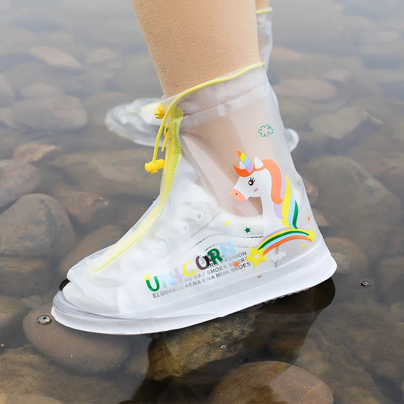 Children’s Reusable Rain Shoe Covers — Selected Print and Size, 1 Pair
