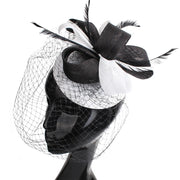 Women's Fascinator Hat Imitation Sinamay Feather Tea Party Pillbox Flower Derby Millinery Church Cocktail Headwear New Design