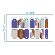 Semi-Cured Gel Nail Polish Strips, 14-Pc