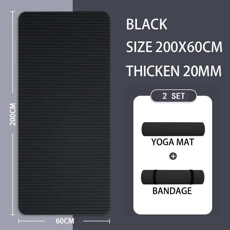 Extra Long 2 m Yoga Mat