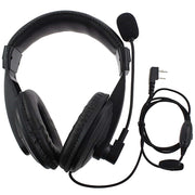 Professional Noise Cancelling Overhead Headphones With Microphone for 2Pin Baofeng Gaming Wired Headsets Earphones