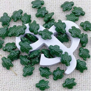 Ceramic Sea Turtle Beads, 10-Piece Set