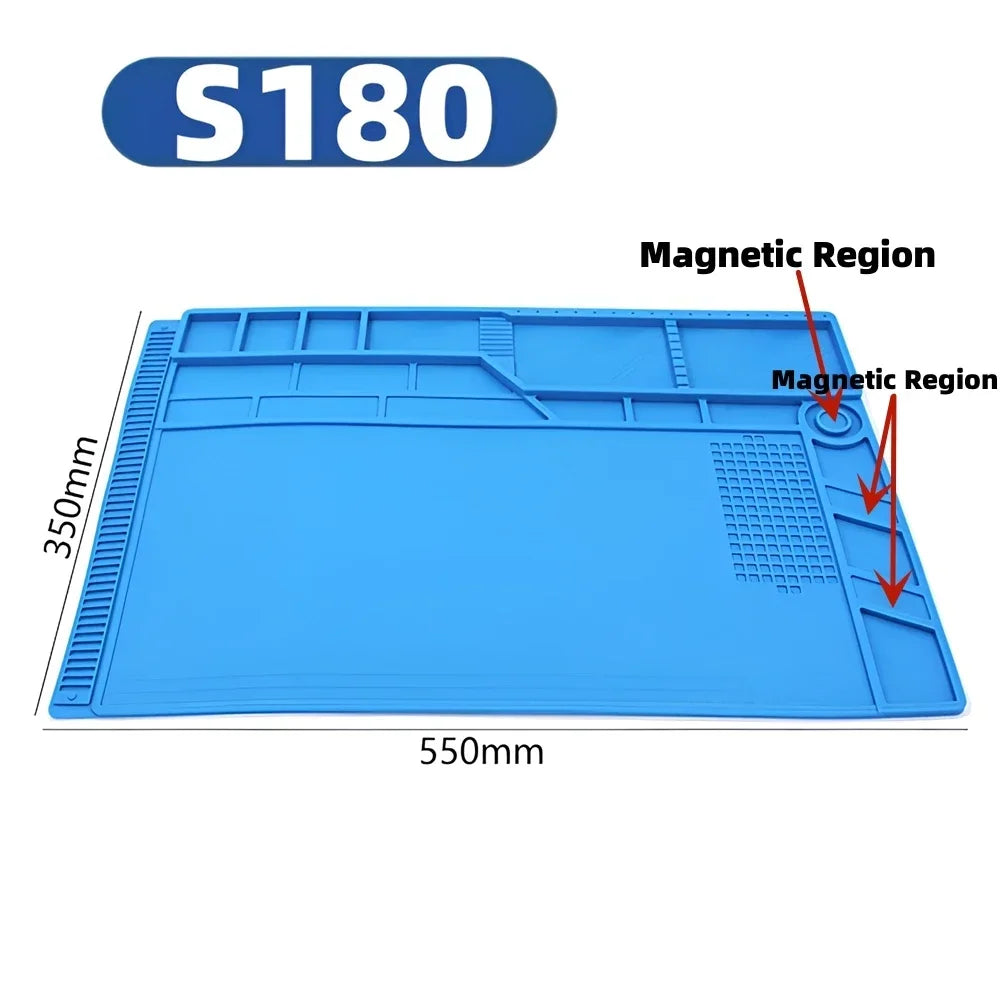 Silicone Electronics Repair Work Mat — Model and Size Options