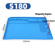 Silicone Electronics Repair Work Mat — Model and Size Options