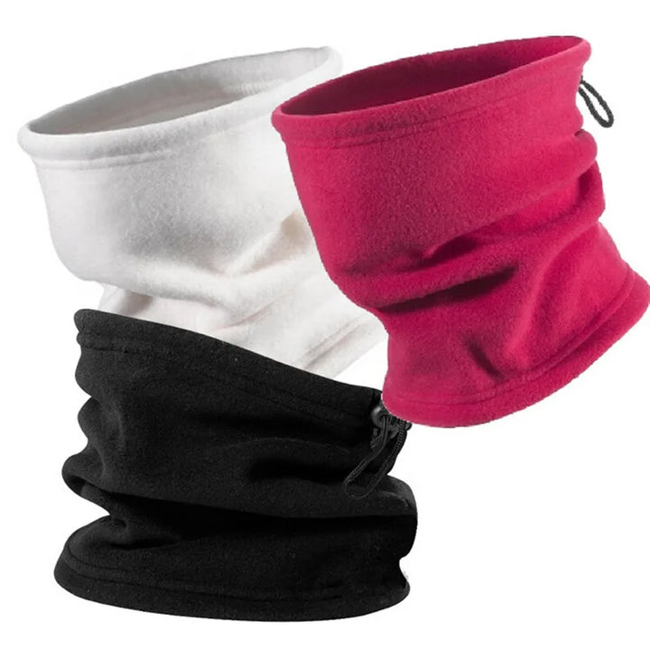 Unisex Polar Fleece Drawstring Neck Warmer — 1 Piece