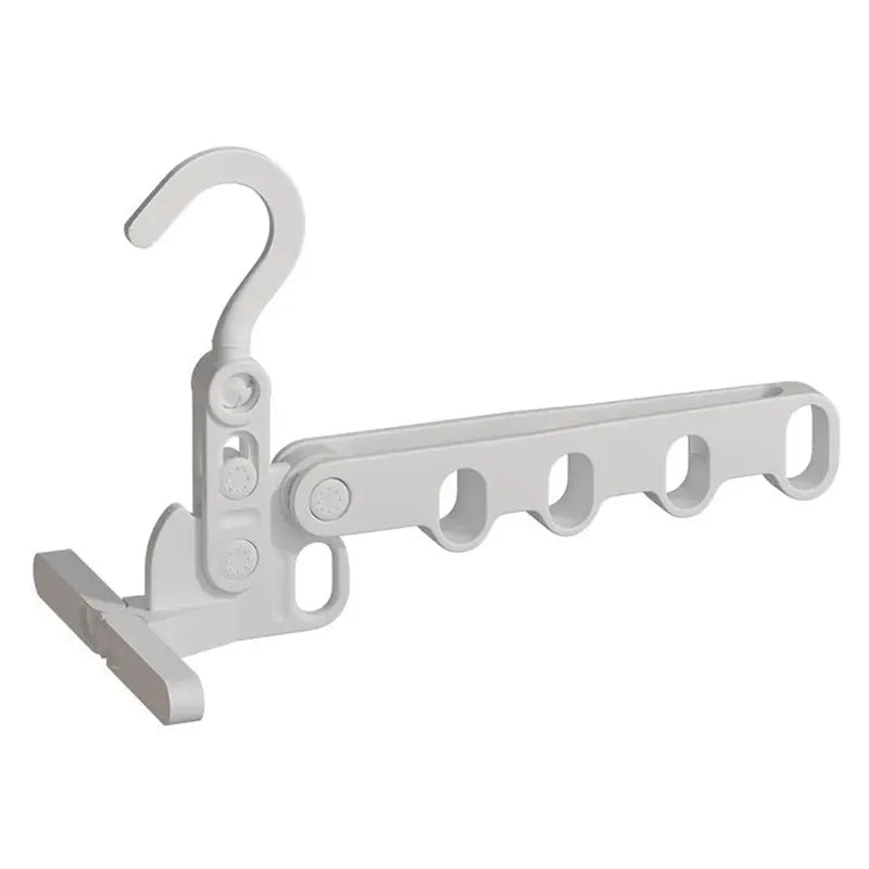 Foldable PVC Multi-Hook Travel Hanger — Selected 1- or 2-Piece Pack
