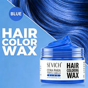 Silver White Temporary Hair Color Wax Pomade Disposable Hair Coloring Mud Natural Washable Hair Styling Clay for Men Girls Women