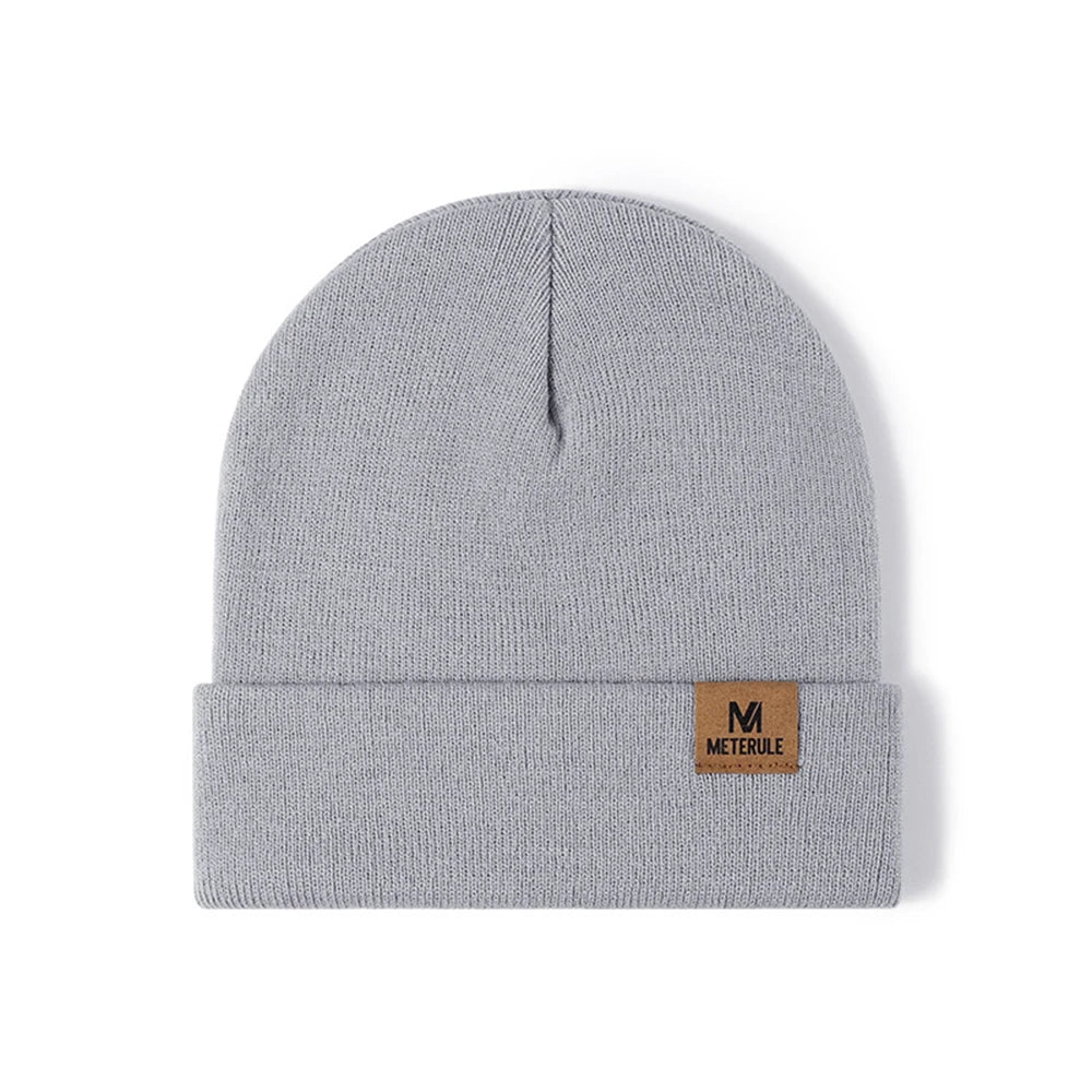 Unisex Knit Cuffed Winter Beanie — 54–60 cm