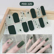 Semi-Cured Gel Nail Polish Strips, 14-Pc