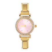 Fashion Luxury DIY 9MM Charm Stainless Steel Shiny Round Square Watch Bracelet Bangle High Quality Y2K Watch Head Christmas Gift