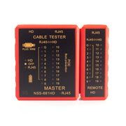 with HDMI Cable Tester RJ45 Network Cord Tester Anti Burn POE Protection Battery Power 8P8C 6P8C Transmitter Receiver Lan Tester