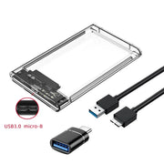 USB 3.0/Type C to SATA III Hard Disk Case for 2.5 inch HDD SSD External Hard Drive Enclosure Harddisk Boxs Support UASP HDD Box