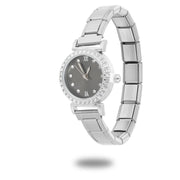 Fashion Luxury DIY 9MM Charm Stainless Steel Shiny Round Square Watch Bracelet Bangle High Quality Y2K Watch Head Christmas Gift