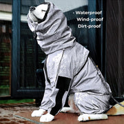 Reflective Waterproof Dog Rain Jumpsuit