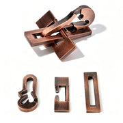 Novelty Gifts YangQin Lock Metal Brain Teaser Puzzles for Adults & Kids IQ Logic Training Disentanglement Take Apart Toys