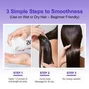 PURC Keratin Hair Treatment Leave-In Hair Mask Straightening Repair Damaged Frizz Smooth Shiny Hair Cream Hair Care Products