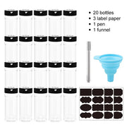 5/10/15/20PC Salt and Pepper Shakers Spice Jars Spice Container Plastic Does Not Contain BPA Canister Set Kitchen Sugar Bowl