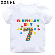 Building Blocks Print Kids T-Shirt