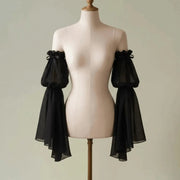 Detachable Chiffon Flare Sleeves