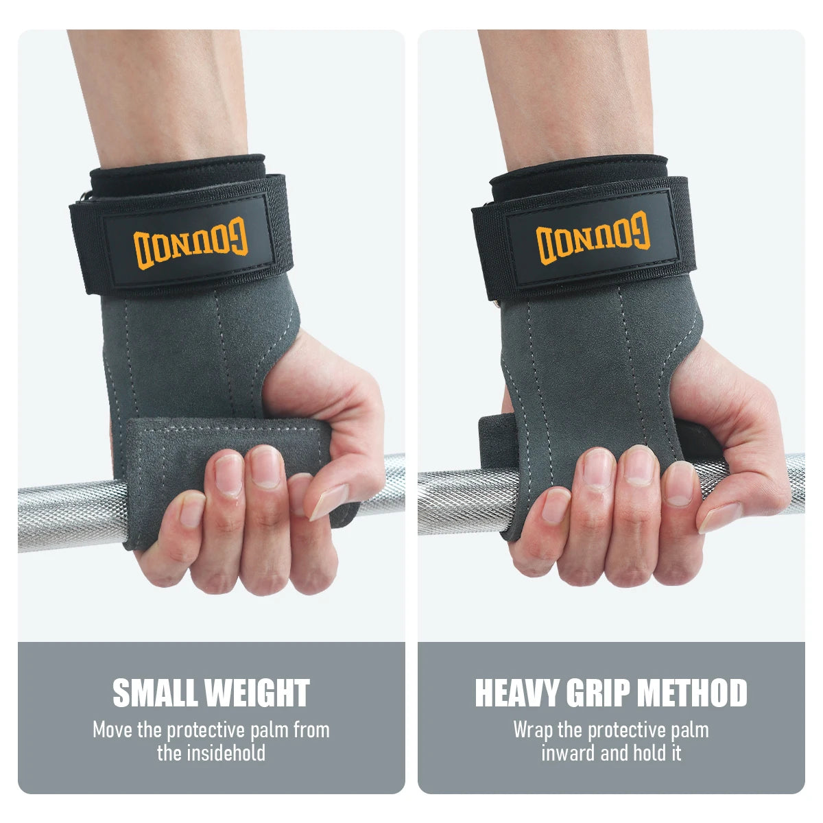 Leather Weightlifting Grip Pads