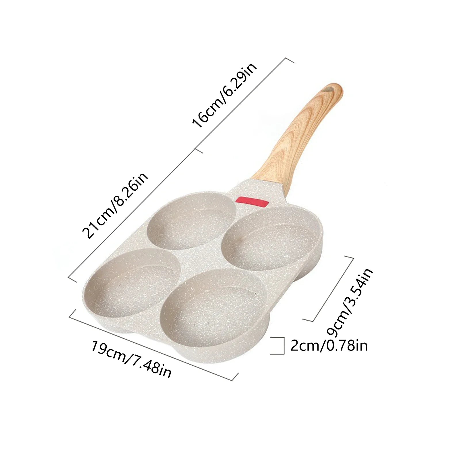 Pancake Pan Non-Stick Fried Egg Pan 4Holes 7 Holes Frying Pan Pancakes Maker for Breakfast Eggs Kitchen Utensils Burger Pan