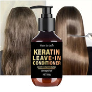 Keratin Leave-In Conditioner with Biotin & Collagen - Repairs Damaged Hair for Deep Moisture, Softness & Shine, Hair Treatment.