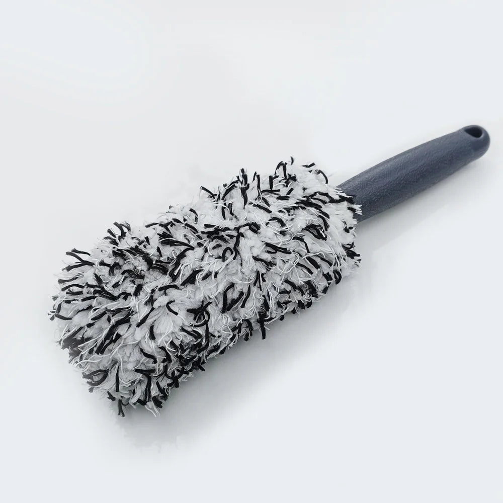 Blue Microfiber Car Wheel Cleaning Brush — 1 Piece
