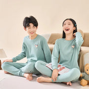 Teens Pajamas Long Sleeves 100% Cotton Pyjamas Big Kids Clothes Sets Children Boys Sleepwear Pajamas For Girls 10 12 14 16 Years
