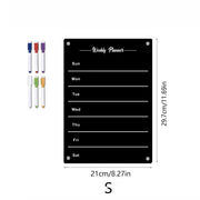 Magnetic Acrylic Refrigerator Planner