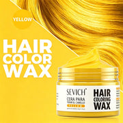 Silver White Temporary Hair Color Wax Pomade Disposable Hair Coloring Mud Natural Washable Hair Styling Clay for Men Girls Women