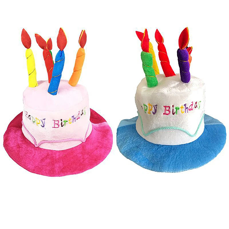 Birthday Cake Candle Party Hat — Selected Style