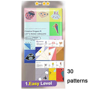 Animal-Pattern Origami Paper Kit — Selected 30- or 96-Sheet Pack