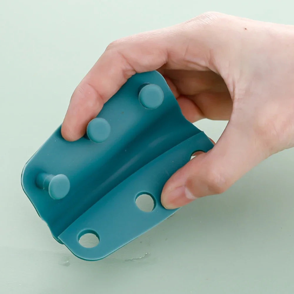 Silicone Pot-Handle Covers — Gray or Gray-Blue, 1 Pair