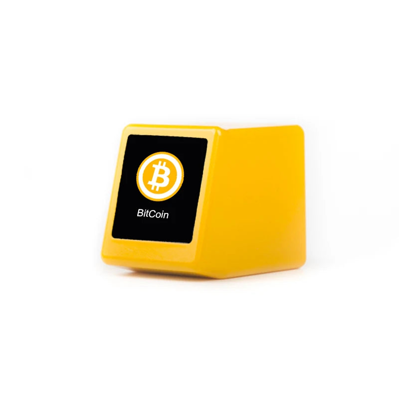 GeekMagic PRO BitCoin Stock Price Tracker Ticker Cryptocurrency in Real Time On Desktop Gadget BTC ETH DOGE Weather Clock