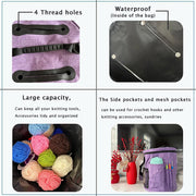 600D Oxford Yarn Storage Bag with Shoulder Strap — 26.5 × 31.5 cm