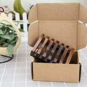 Soap Box Natural Bamboo Dishes Bath Soap Holder Bamboo Case Tray Wooden Prevent Mildew Drain Box Bathroom Washroom Tools
