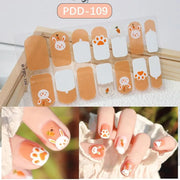 Semi-Cured Gel Nail Polish Strips, 14-Pc