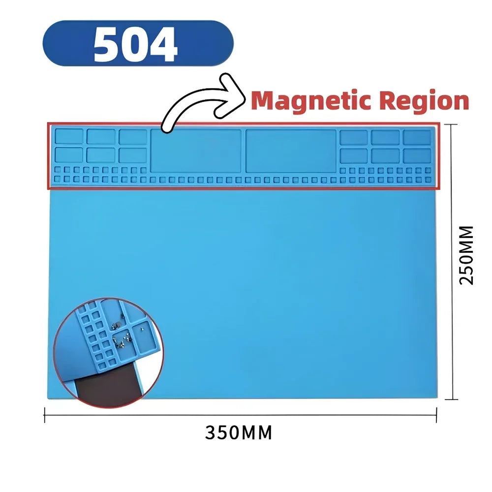 Silicone Electronics Repair Work Mat — Model and Size Options