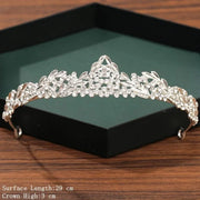 Silver Color Crown and Tiara Wedding Hair Accessories For Women  Crown For Bridal Crystal Rhinestone Diadema Tiaras Bride Crown