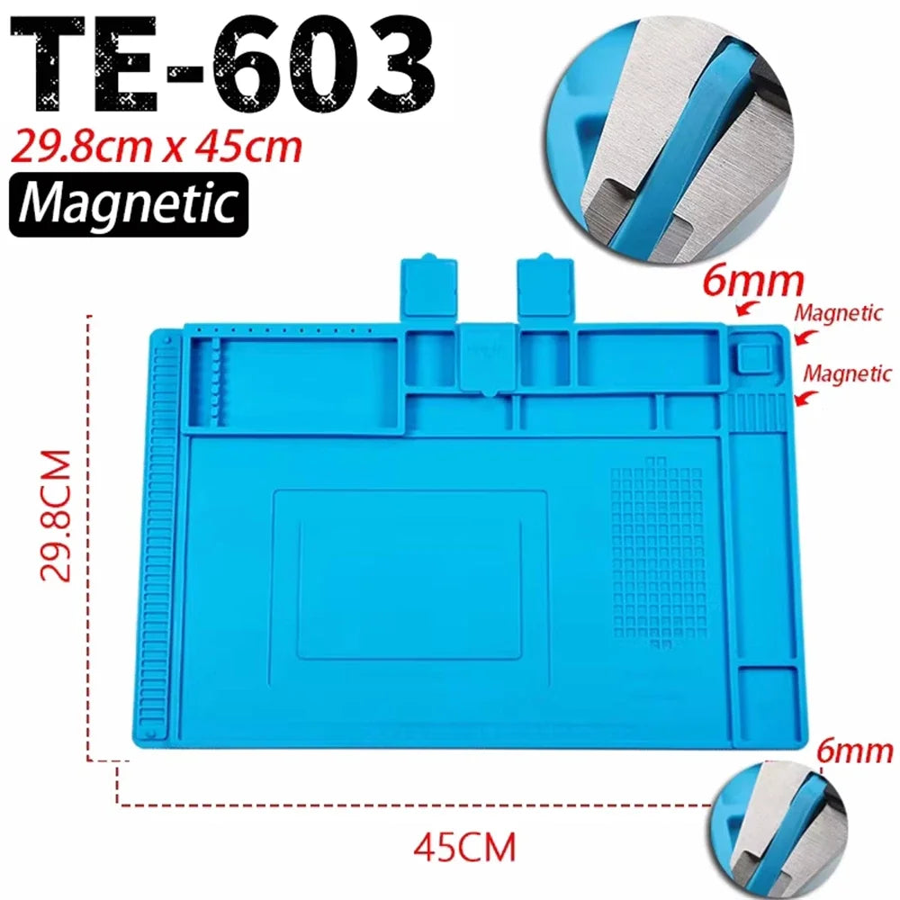 Silicone Electronics Repair Work Mat — Model and Size Options