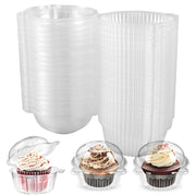 100/150Pcs Cake Slice Container Clear Triangle Dessert Box Reusable Food Packing Box Plastic Mousse Cheesecake Take Out Box