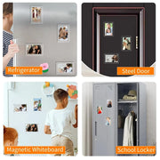 Clear Acrylic Magnetic Mini Photo Frames — 5-Piece Set
