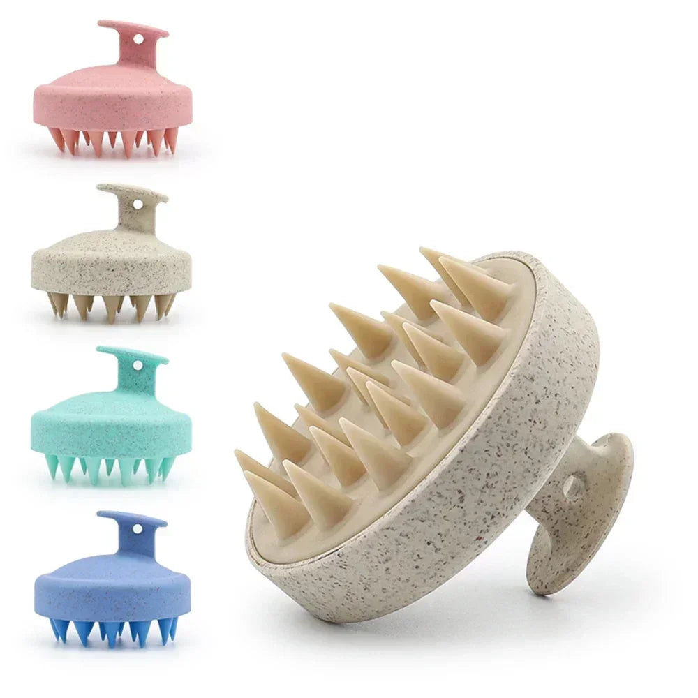 Silicone Scalp Massage Shampoo Brush