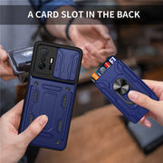 For Xiaomi 11T 11 T Pro Case Magnetic Ring Armor Card Slot Phone Cases for Xiaomi Mi 11T 11TPro Mi11T Stand Holder Back Cover