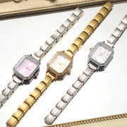 Fashion Luxury DIY 9MM Charm Stainless Steel Shiny Round Square Watch Bracelet Bangle High Quality Y2K Watch Head Christmas Gift