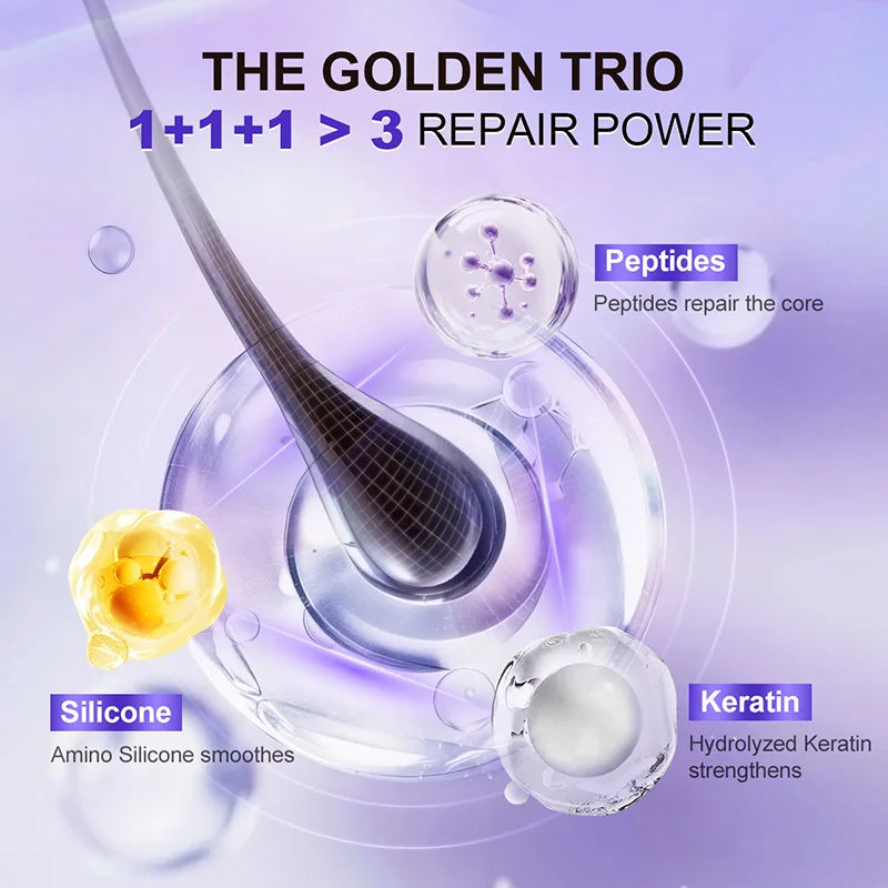 Leave-In Keratin Hair Repair Cream