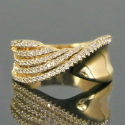 2026 New Personalized Niche Ring Female Actress with Punk Line Design, Popular Internet Celebrity Style Jewelry Accessories