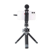 ST-06S Dual Head Phone Holder Horizontal and Vertical Phone Holder DSLR Camera Monitor Holder for Smartphone Vlogging