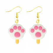 Earrings For Women Girls Cute Foods Hamburg Pizza Chicken Leg Candy Bottle Handmade Candy Kids Funny Resin